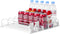 SZNLZQ Drink Organizer for Fridge-White Automatic Pusher Glide,12oz 16oz 20oz-Soda Dispenser for Fridge-Holds