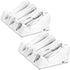 Morelax 2 Pcs Soap Bar Holder for Bathroom/Kitchen Sink, Marble Soap Dish for