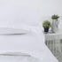 YINFUNG Quilted Pillow Sham White, Standard Set of 2 Muslin Cotton Tassel Fringe Pillowcases