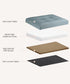 17 13 13 Ottoman Storage Ottoman Foot Rest Stool Foldable Bench with Storage Student Dormitory Bedroom and Entryway X X