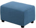 VIENLOVE Rectangle Ottoman Slipcover Polyester Blend Footstool Protector Covers Stretch with Elastic Bottom