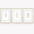 Lhoiplme Wildflower Nursery Wall Art Decor Baby Girl Room Canvas Prints Pastel Floral