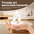 LCNRGB 4PCS Thinker Style Abstract White Statue, Modern Simple ABS Abstract Sculpture Decor, for Home Living Room