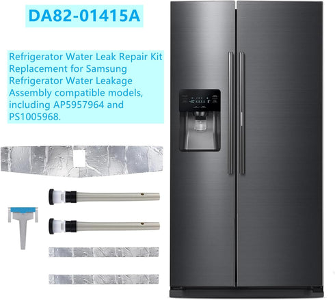 DA82-01415A Refrigerator Water Leak Repair Kit, Replacement for Samsung Refrigerator Water Leakage Assembly