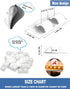24 Pack Big Outdoor Light Clips: Waterproof UV-Resistant String Light Hooks - Wall Clips Wire Holder for Indoor/Outdoor
