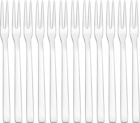 16-Piece Small Stainless Steel 2-Tines Forks, Fruit Forks Set