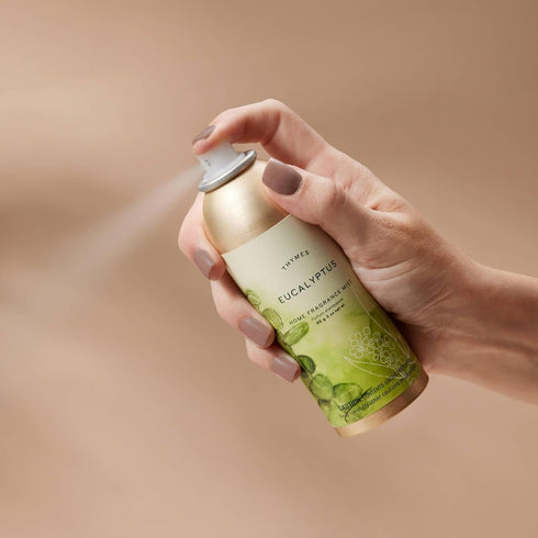 Thymes Home Fragrance Mist – Long Lasting Room Air Freshener Spray with Eucalyptus Oil, Italian Lemon, Fir (3 oz)
