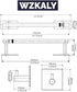 Paper Towel Holder Under Cabinet, SUS304 Stainless Steel, Self Adhesive or Wall Mounted (2 Towel Hooks, Silver)