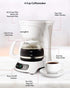 EUROSTAR 4-Cup Coffeemaker in White