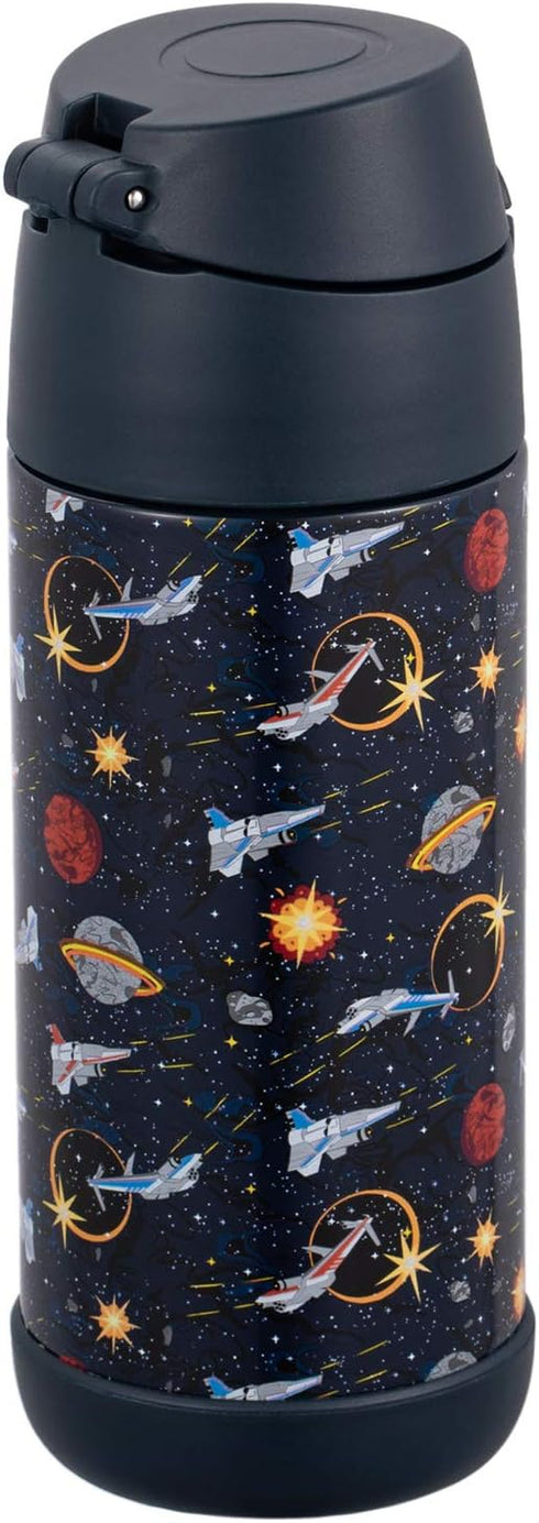 Snug 12oz Insulated Kids Water Bottle with Straw & Spout, Double-Wall Stainless Steel, Leakproof Easy-Flip Lid for
