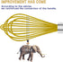 Whisk, Sturdy Stainless Steel Wires Coated in Professional Silicone, 3 Pack Whisks for Cooking, Mini Whisk, Colored