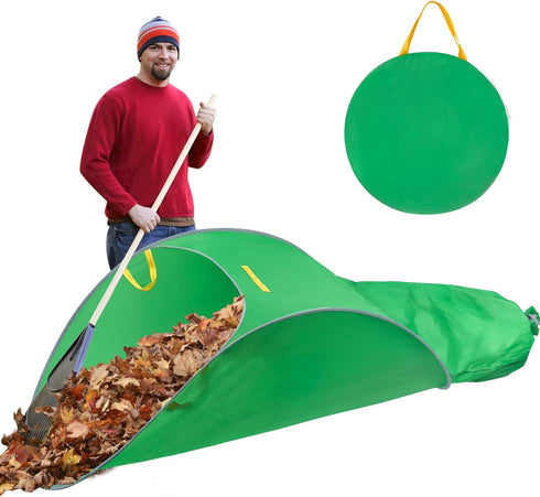 UQM Leaf Collector,Extra Large Portable Pop Up Leaf Bags, Foldable Leaf Pick