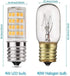E17 LED Bulb for Microwave Oven, Kitchen Appliance Light Bulb, Stovetop Light,4 Watt (40W Halogen Bulb Equivalent), Warm White 3000K, E17 Indicator Intermediate Base, Dimmable,(Pack of 2).