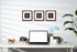 8x8 Set 3 5x5 8x8 Picture Frame of with Real Glass for Pictures with Mat or Without Mat, Wall Mounting or Tabletop