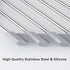 Tomorotec Triangle Roll-Up Dish Drying Rack for Sink Corner Small Foldable Stainless Steel Over The Sink Multipurpose