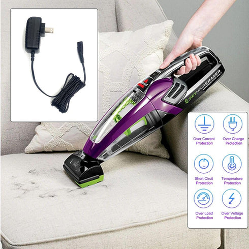 Replacement Charger for Bissell Pet Hair Eraser 2390, 2390A, 23903, 2284, 2284W, 14.4V Lithium Ion Cordless Hand Vacuum
