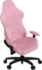 SARAFLORA Stretch Washable Gaming Chair Covers, Computer Chair Slipcovers for Armchair, Swivel Chair (Pink, X-Large)