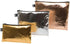 LOQI Metallic Zip Pockets, Gold, Silver, Rose Gold
