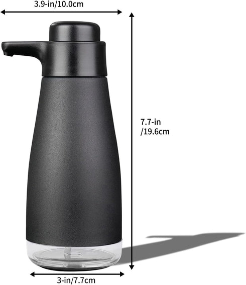 15fl.oz AIKE Liquid Soap Dispenser for Dish and Hand Soap Matte Black