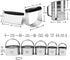 3 Donuts(4 Pcs/Set) HULISEN Pastry Cutter, Dough Blender, Cup Flour Sifter and Biscuit Cutter, Stainless Steel Dough