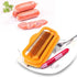 Multifunctional Hot Dog Sausage Cutter, Ham Slicer Kitchen Slicing Tool with Sharp Stainless Steel Blade for Slicing