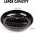 Premium Plastic Ashtray, Trash Can, Pack of 3, Round Black Large Size for Indoor Outdoor Home Office Use