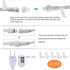 50ft 360 8 LED Rope Lights Outdoor, Connectable and Flexible Tube Lights with Modes, Waterproof Indoor Outdoor LED Rope