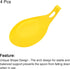 uxcell Silicone Spoon Rest, 7.68" x 3.74" Heat Resistant Kitchen Utensil Holder for Counter, Stove Top, Yellow 4Pcs