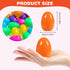 Biubumtu 30Pcs 2.36'' Fillable Easter Eggs, Plastic Bright Easter Eggs Empty Bulk Assortment, Perfect for Easter Egg