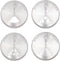 4 Pack Stainless Steel Spice Shaker Lid for Mason Jars (Regular Mouth)