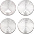 4 Pack Stainless Steel Spice Shaker Lid for Mason Jars (Regular Mouth)