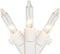 Northlight Mini Incandescent Christmas Lights - Clear - 4' White Wire -