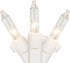 Northlight Mini Incandescent Christmas Lights - Clear - 4' White Wire -