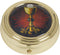 Gold Tone IHS Chalice and Host Communion PYX with Epoxy Lid - 2 1/4 Inch