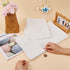 21~16x8~21" 2pcs GORGECRAFT Directors Chair Replacement Canvas White Chair Cover Kit Replacement Canvas Seat and Back