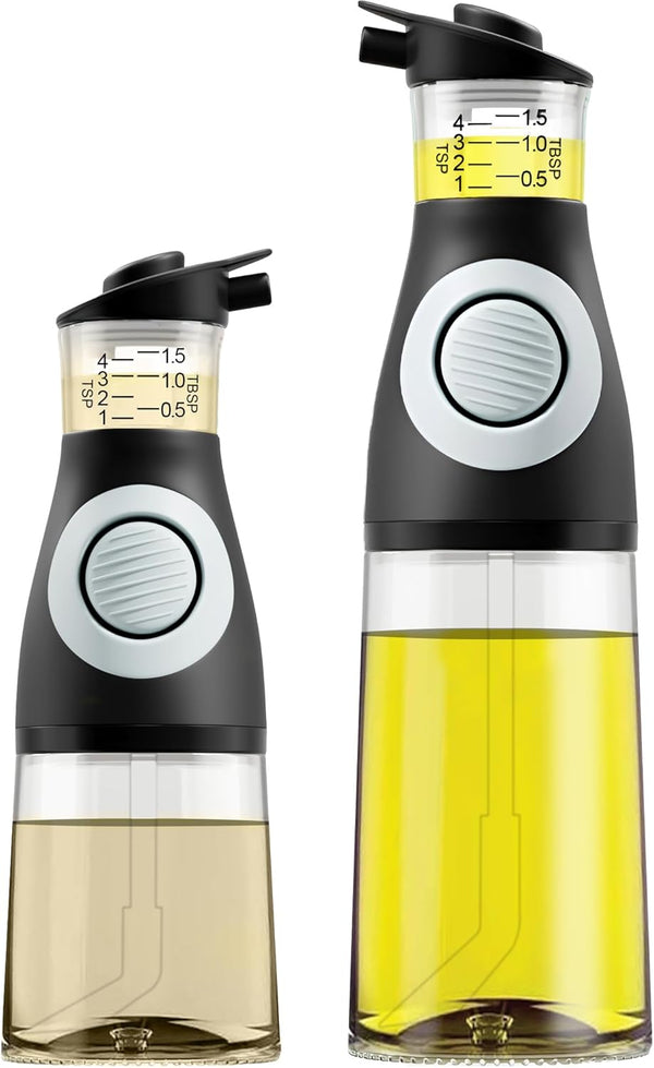 Belwares Oil and Vinegar Dispenser Set with Measuring Cup - 2 Glass