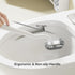 Diveotree 1pack) Toilet Cleaner Brush, Toilet Brush and Holder for Dead Corner Cleaning, Wall Mounted Toilet Bowl Brush