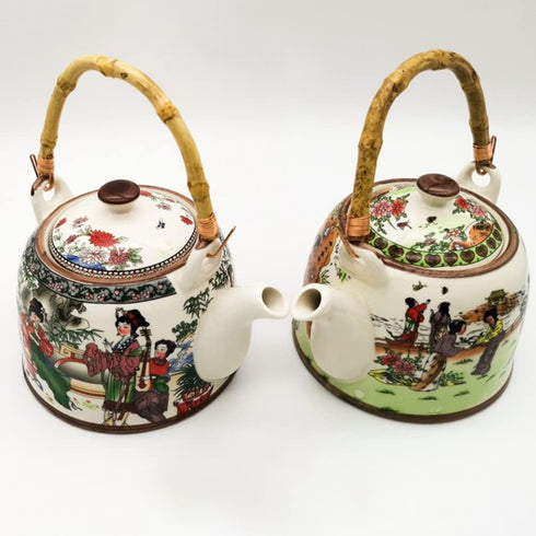 Angoily Rattan Teapot Handle Replacement for Japanese Ceramic Pot, Pottery Tea Pots, 3pcs Handle Accessories