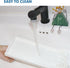 Bloss 11.8" Counter Tray Set for Bathroom/Kitchen, Silicone Tray for Soap, Sponge, Perfume, Jewelry, Candle, Key