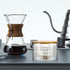 Coffee Filter Holder, Reusable Clear Storage Container with Bamboo Lid, Stylish Dispenser for Kitchen Countertop