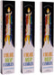 Color Drip Candles, Unscented, 3-Pack (6 Candles Total)
