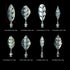 3D Pudding-Nozzle Stainless Steel Flowers Leaves Jelly-Art-Tools Cake Needles Gelatin Tools (AH)
