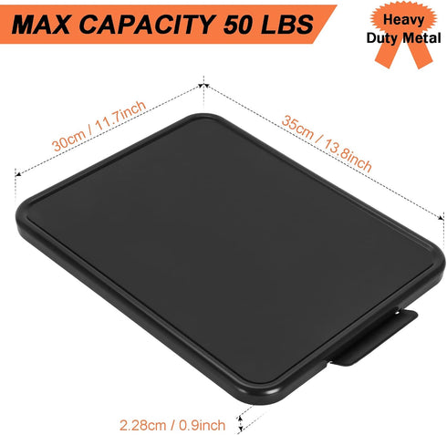 Kitchen Caddy Sliding Tray - Large Rolling Tray for Appliance Coffee Maker, Countertop Moving Sliders for Stand Mixer,