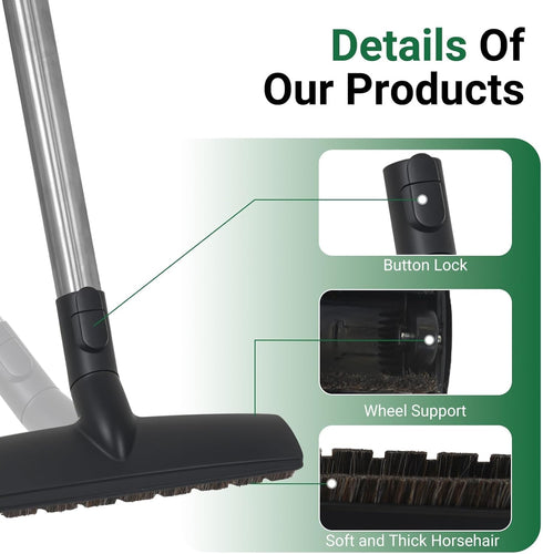 C1 C2 C3 CX1,Natural-Horsehair C1,Complete C2 C3 CX1,Soft EZ SPARES Compatible with Miele Floor Brush for Miele Vacuum