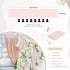 Light Peach Chiffon Table Runner, 27x120 Inches Long for Baby Shower and Wedding Decorations