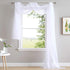 NICETOWN 216 Sheer Canopy Bed Curtains Panels - Home Decoration Sheer Voile Scarf Valance for Wedding (1 Panel, W60 x