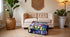 16x16x5 inches, CRAFT KALA Indian Square Patchwork Traditional Pouf Cover Indian Living Room Poufs Decorative