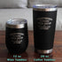 Congratulations on Pursuing Your Dream - 12oz Stainless Steel Wine Tumbler with Sliding Lid, Cute Gift for Coworker
