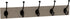 Franklin Brass Pilltop Coat Rack - 27" Wall Mount White Hat Rack with 5 Hooks for Clothes, Towels, Entry Organization