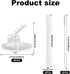 BOXOB 4pcs 12 oz F401 F410 Replacement Clear Straws for Thermos Funtainer Bottles, Kids Toddler Water Bottle Lid